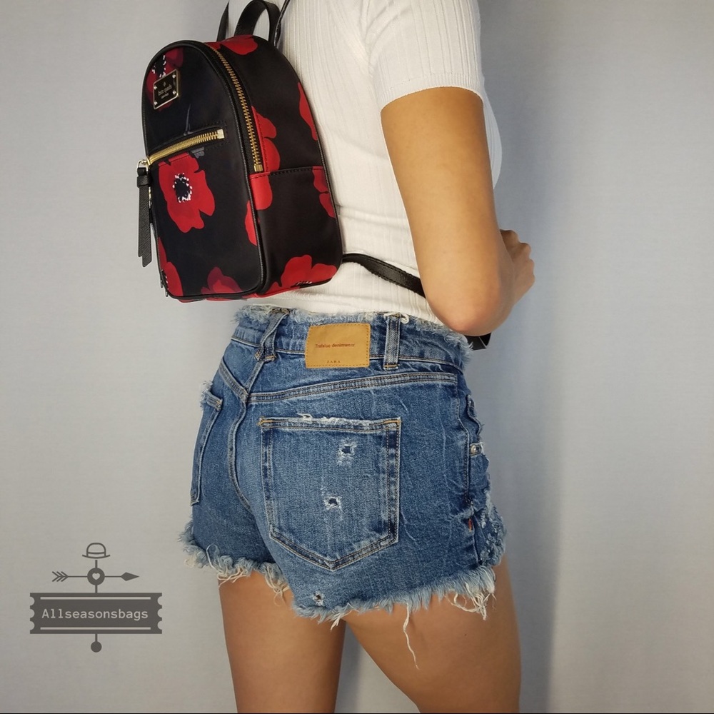 Kate spade mini Bradley Wilson poppy backpack bag - Picture 2 of 8